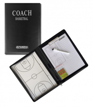 Magnetisch coachmap met omslag basketbal